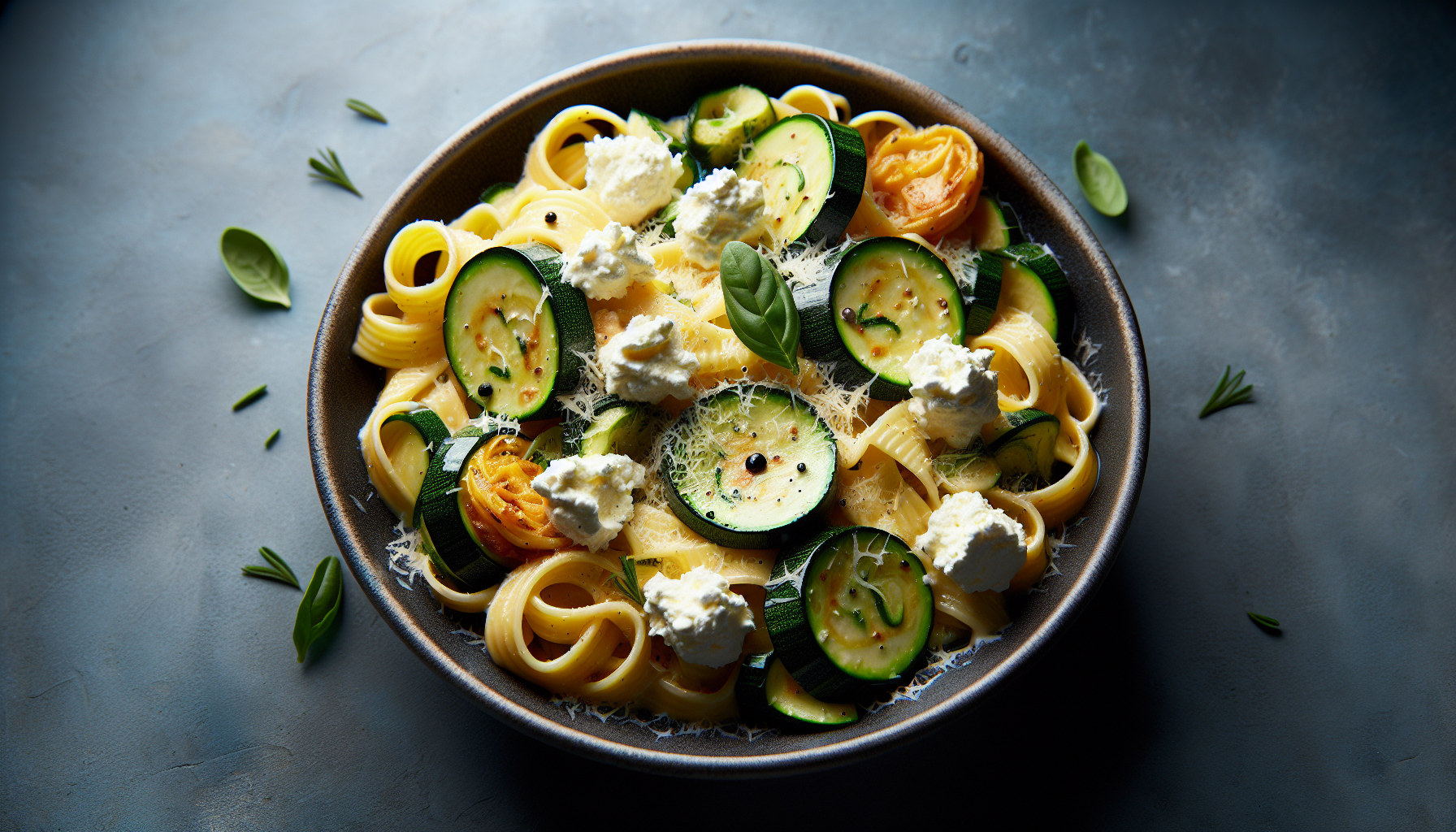 pasta ricotta e zucchine